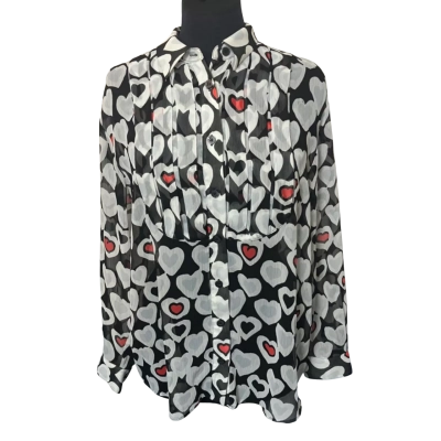 Emporio Armani Womens  Size 44 Black  / Red / White 