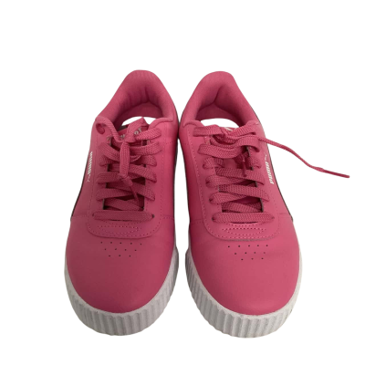 Puma Carina Lift Sneakers Kids Size 5UK Shoes Pink / White 