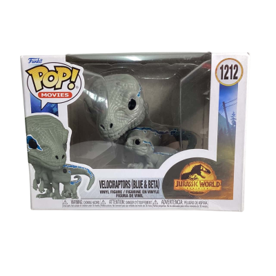 Funko Pop! Jurassic World Velociraptors (Blue & Beta) 