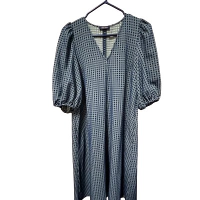 Stine Goya Mavelin Dress  Size XS Checked / Green / Navy Blue / Yellow 