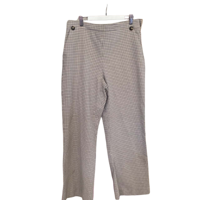 Trenery Womens  Size 12 Black  / Brown / Checked / Off White 