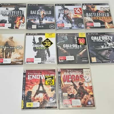 DOGS OF WAR BUNDLE! 10 action packed Playstation 3 games!