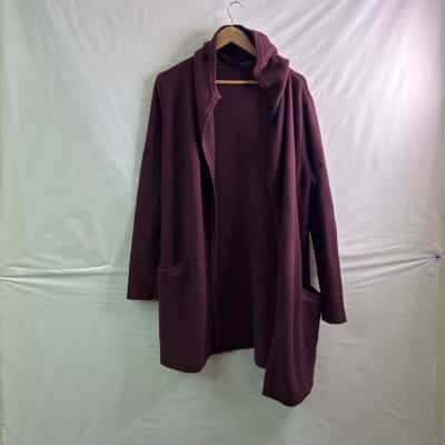 Kathmandu Womens Size 12 Winter Coat Maroon 