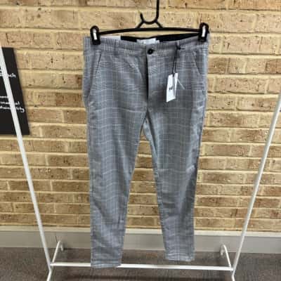 Yd. Mens check skinny chino  Size 30 
