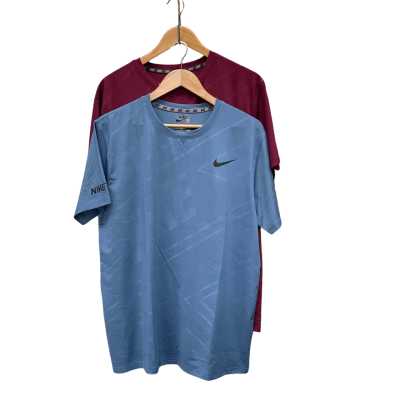 NIKE T-Shirts XXXL x 2. Blue and Maroon 