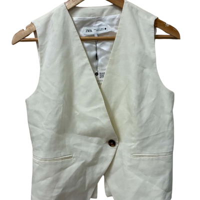 Zara Womens Size XS Cream Vest