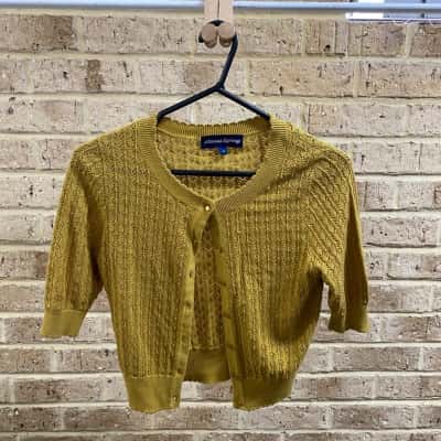 Princess Highway Womens mustard cardigan Size 8 