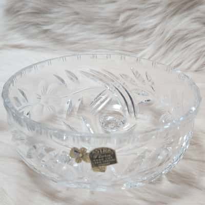 Vintage lead crystal Bowl