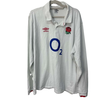 English Rugby Umbro Mens  Size XXXXL Jersey White 