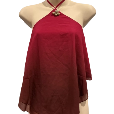 Pepper Mayo  Womens  Size 10 Halter Neck Top Pink  