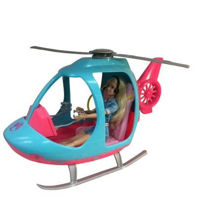 Barbie Helicopter and Barbie as pictured