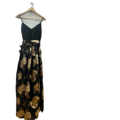 Eliza J Womens Dress Size 6 Black  / Gold 