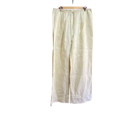 Dissh Womens  Size 14 Wide Leg Pants Beige / Natural 