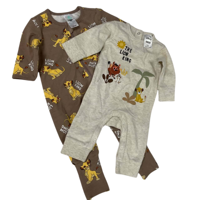Disney Baby  Lion King Onesies x2 Size 0000 