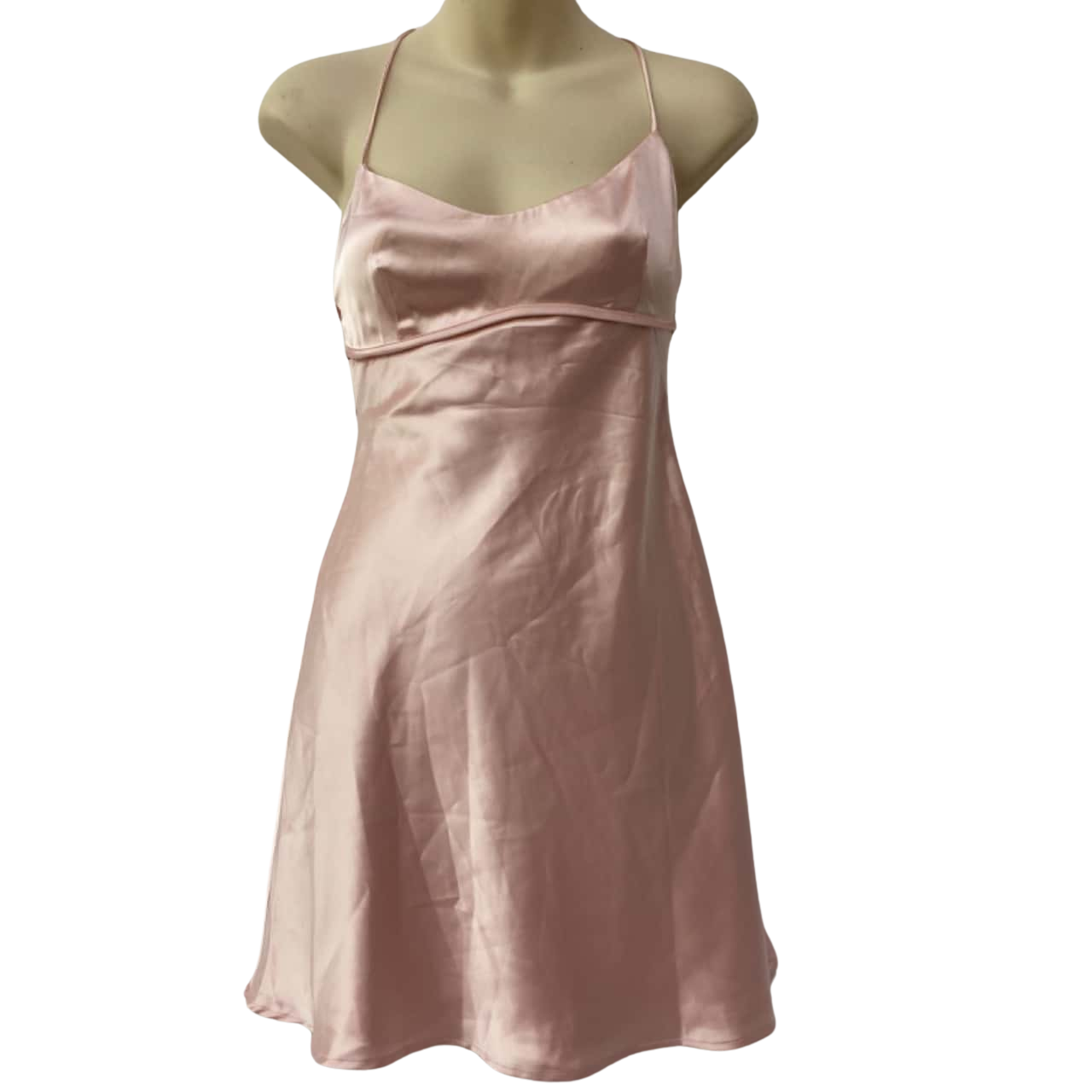 Babyboo Womens Size S Mini Dress Pink