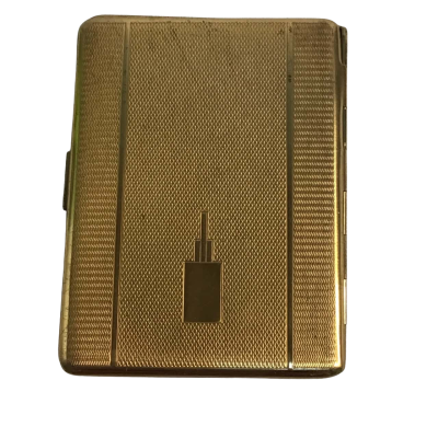 Vintage Har Bro Gold Coloured Cigarette Case