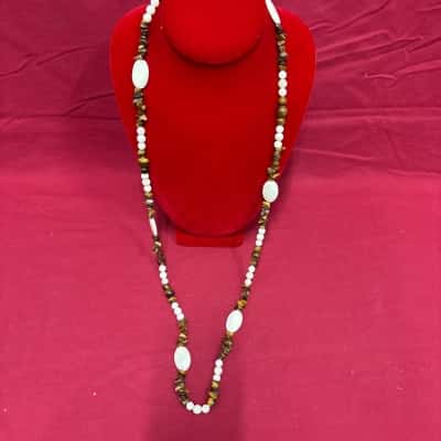  Women's Beaded Necklace featuring Semi Precious Stones