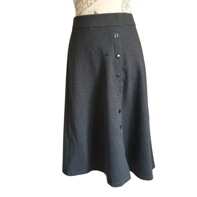 Noni B Womens  Size 10 Midi Skirt Black  BNWT