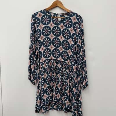 Mister Zimi Smock Mini Dress - Size 14