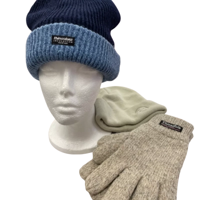  Women’s Winter Bundle x 2 Beanies and x1 pair of gloves - One Size 