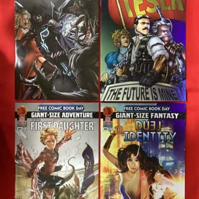 Red Giant Entertainment x4 comics