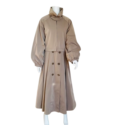  Rabens Saloner Convertible Trench Coat Beige