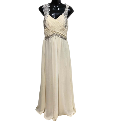 White Formal Dress, Size 10