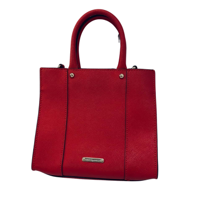 Rebecca Minkoff Mini M.A.B. Tote / Crossbody in Red Leather – Compact & Stylish