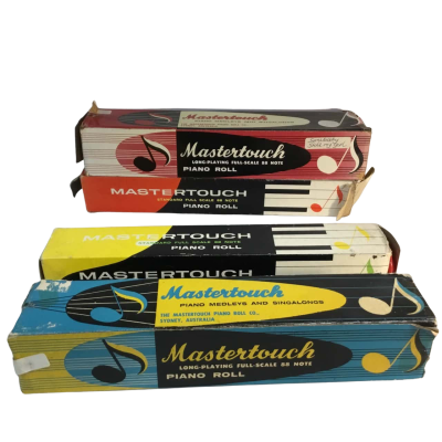 Vintage Mastertouch Piano Medleys and Singalongs Rolls x 4