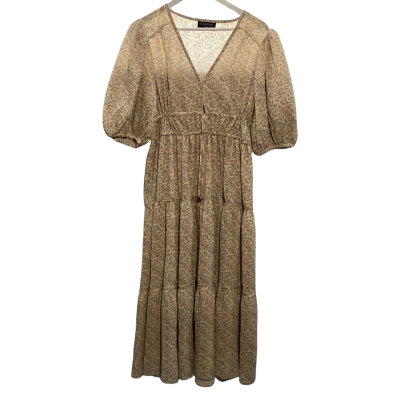 Minkpink Womens  Size M Yellow Floral Maxi