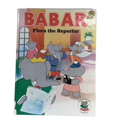 Vintage Babar Flora the Explorer Hard Cover Book