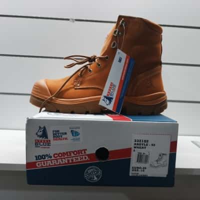 Steel Blue Wheat Safety Work Boots Size 15