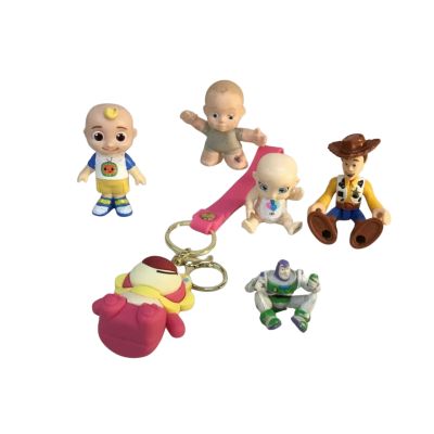 Assorted Toy Story Figures and Keyholder