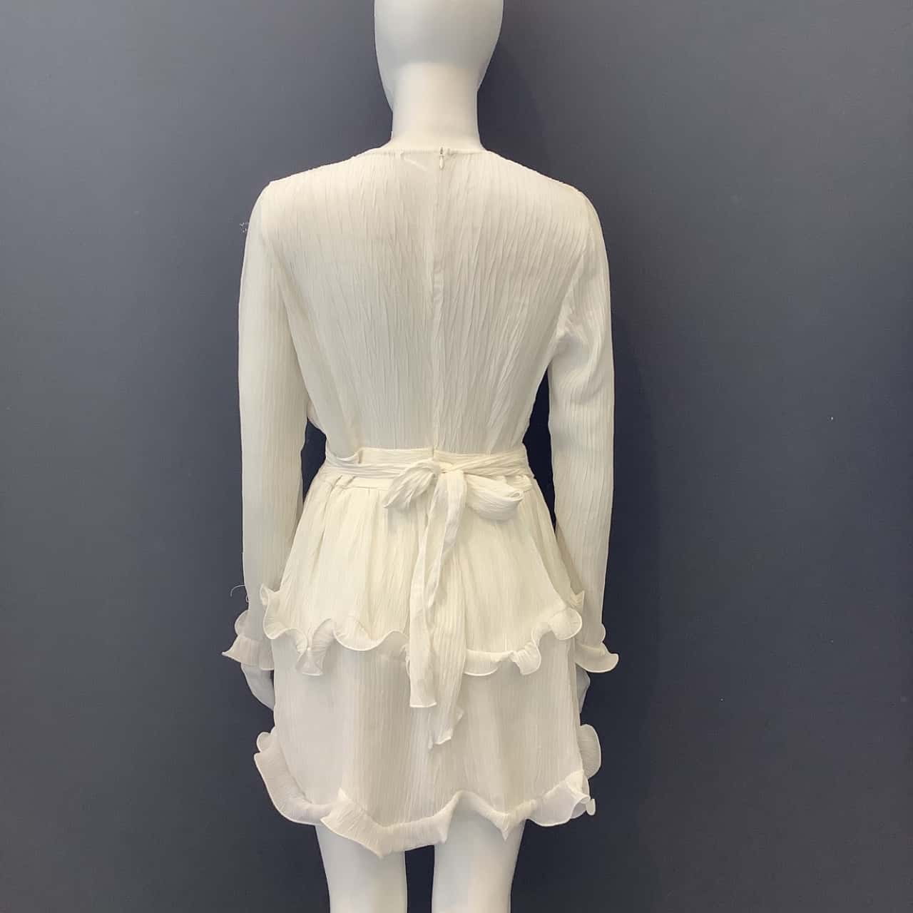 16mm mulberry silk sleeveless v neck back shift dress unlined Mulberry Silk Nightdress Cute Silk Sleeveless Silk Nightgown White / XS main image 1