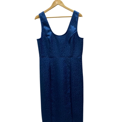 Wayne Cooper Womens Dress Size 16 Blue Dress