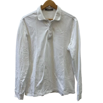 Jac & Jack Mens Size M White Polo 