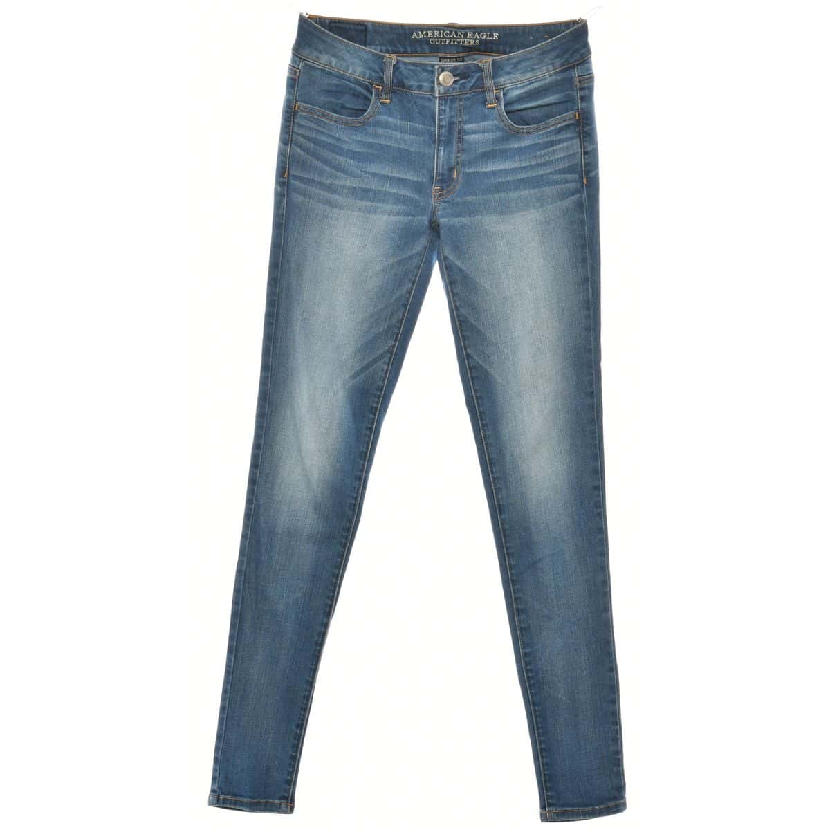 American Eagle Outfitters Women's Size 10 Skinny Jeans Blue (s)