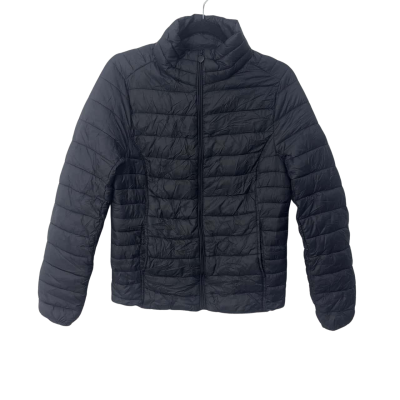 Real basics recycled fabric Size XS thin Puffer Jacket Black  