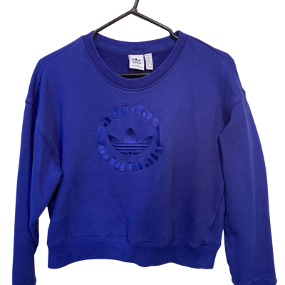 Adidas Women's Sweatshirt Blue- Size S