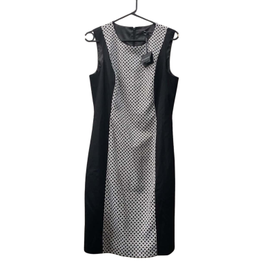 Basque Womens  Size 12 Black  / White Dress