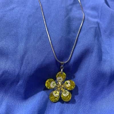 Fifth Avenue Collection, Womens yellow necklace 