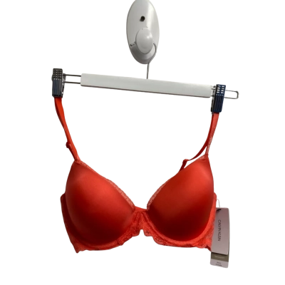 Calvin Klein Womens  Bra  Size 10D Coral 