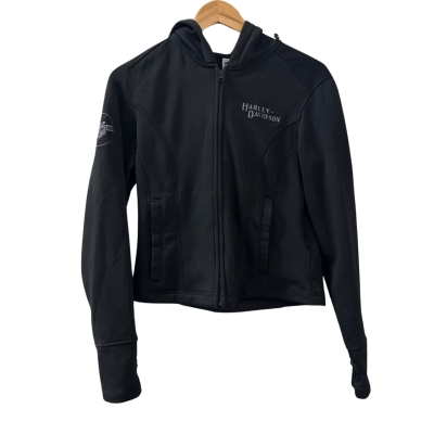 Harley Davidson Black Jacket - Size 12