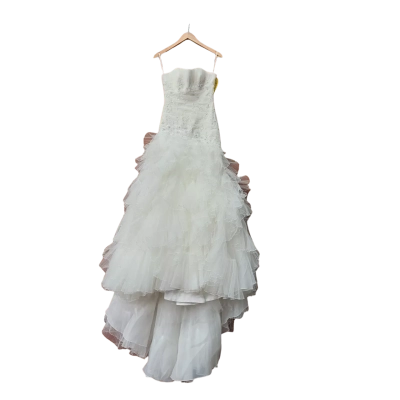  PRONVIAS Wedding Dress Approx Size 8-10: Customised 