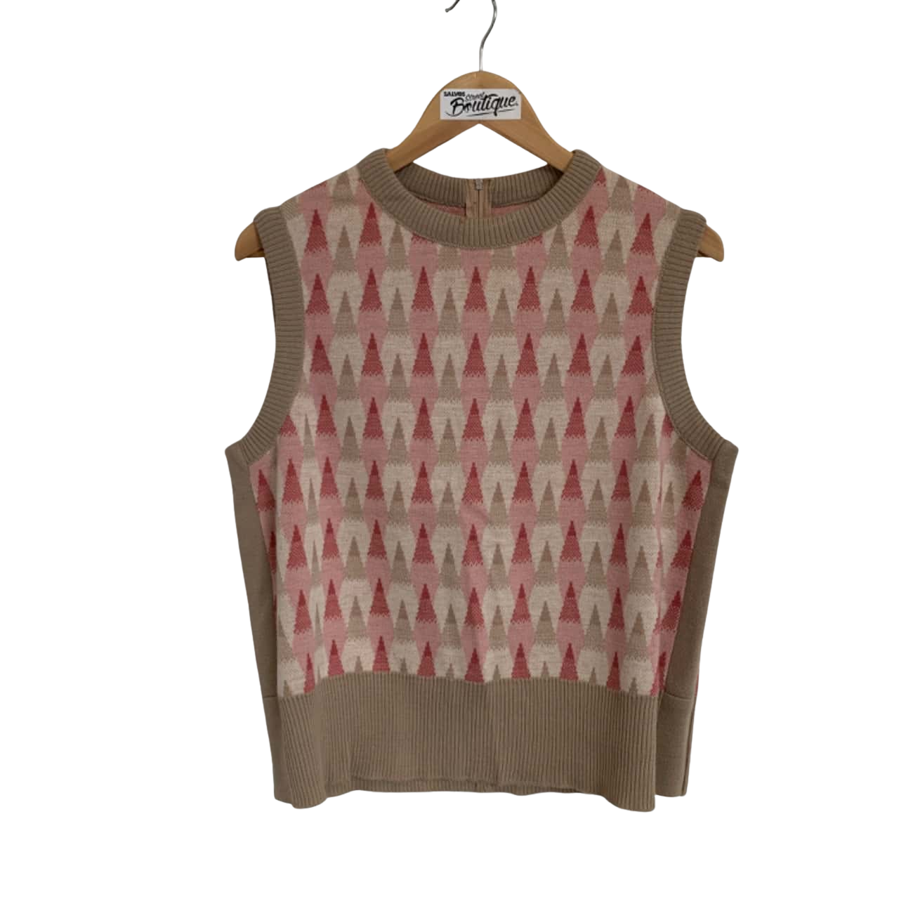 Jen Sweater Vest - Pink
