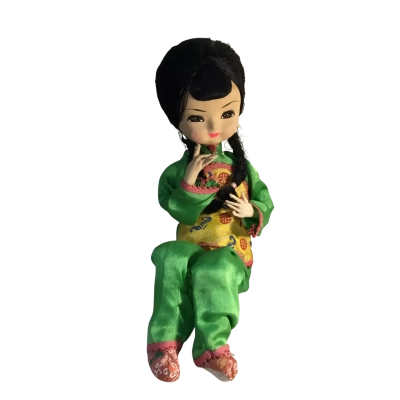 Vintage Asian Doll as pictured