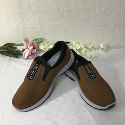 Canemon Mens Size 47 Brown Casual Slip on Shoes (new)