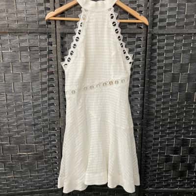 Keepsake the Label Womens  Size XS Mini Dress Off White 