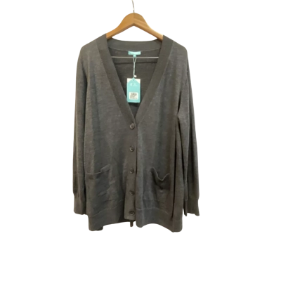 Blue Illusion Womens  Size XXXL Grey cardigan