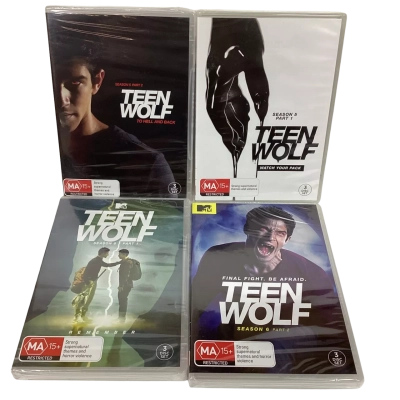 DVD Teen Wolf Season 5 Part 1/2 & 6 Part 1/2 (New Sealed)